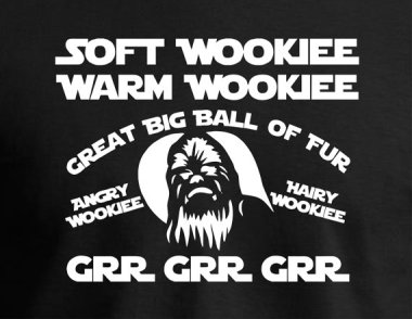 Big Bang Theory Star Wars wookie by JedaTees
