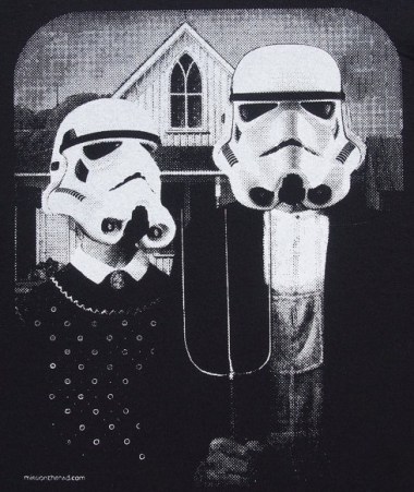 Storm trooper American Gothic spoof by MissionThread