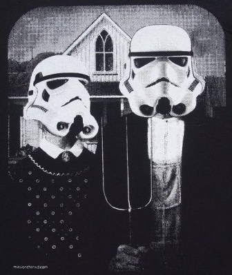 Storm trooper American Gothic spoof by MissionThread