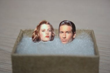 X-Files Scully Mulder earrings by Charm456