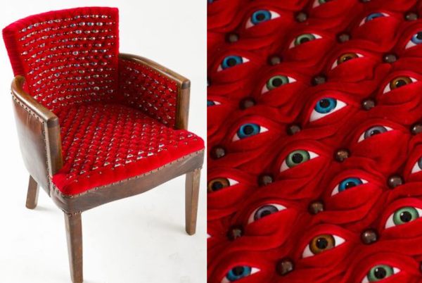 Scopophilia chair by Fiona Roberts. Yike.