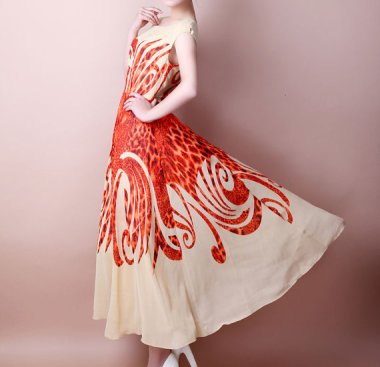 Summer tea dress by MatchLife 