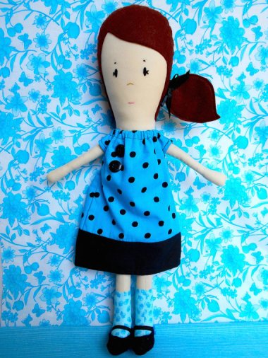 Bridget Doll sewing pattern by BlueWhimsyEtsy