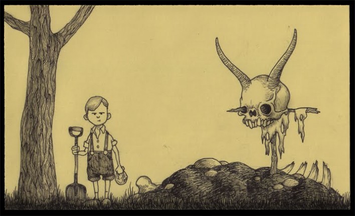 At least the kid got the last laugh. ©Don Kenn