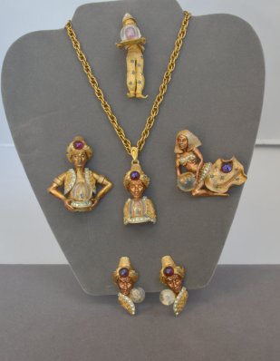 $8,300 is all it takes to add this set of creepy jewels to your collection. By JewelryBoulevard