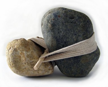 This $30K collection of rocks, twine, and a dowel is entitled 