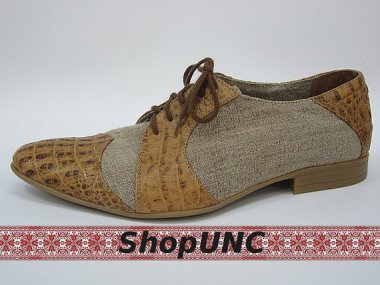 At least the men are faring better. Super-stylish hemp shoes by ShopUNC
