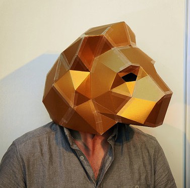 This is a kind of fascinating idea, actually. You download the PDF template and instructions, then assemble and decorate however you like. I really like the designs. The folds do very interesting things with light. Might have to try this myself. By WinterCroft