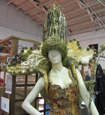 And speaking of gratuitously-expensive costumes, for a cool $12K, you can dress like a whatever this is.