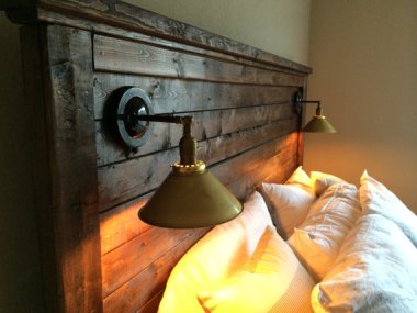 Spectacular rustic industrial bed by HenryAndWales