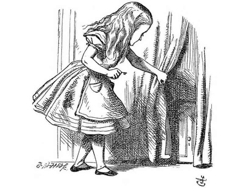 Sir John Tenniel's Illustration from Lewis Carroll's "Alice's Adventures in Wonderland"