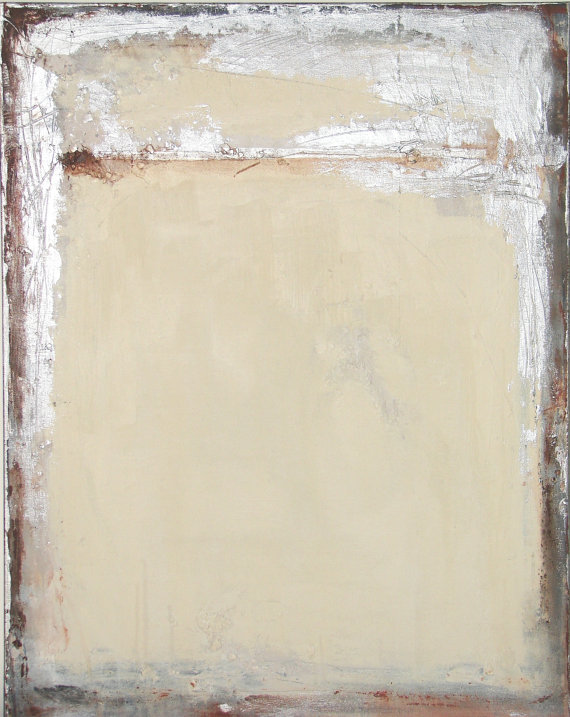 Category: abstract paintings. Inspiration: leftover house paint, the D.I.Y. channel.Suggested title: And it only took us 10 minutes!