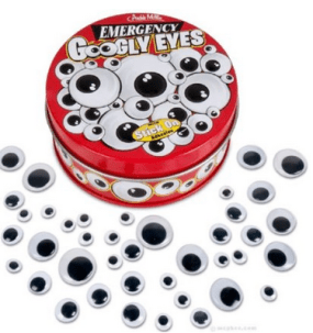 Emergency Googly Eyes (I got these for my birthday, and I'm already nearly out of them.)