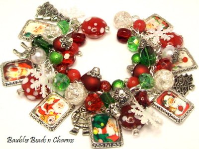 Ugly Christmas jewelry maniacally assembled by BaublesBeadsNCharms