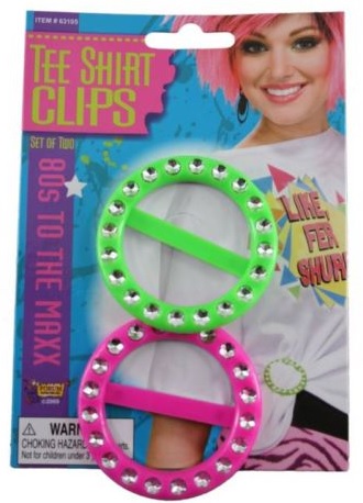 Neon T-shirt clips