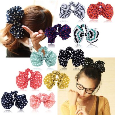 Scrunchie hair bows