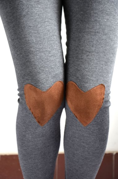 I'm not sure the message these are sending is romantic, exactly, but heart-shaped knee pads are certainly, um, welcoming? By Limanda who gets asked out A LOT