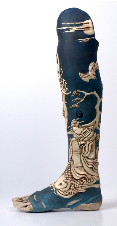Netsuke leg © The alternative limb project