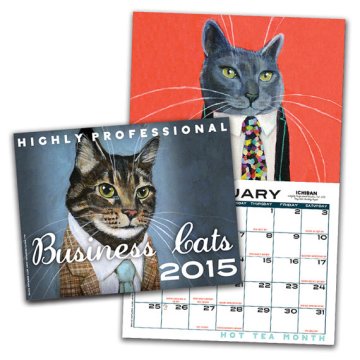 Love cats, but don't want to appear weak at work? This Highly Professional Business Cats calendar should strike the right note