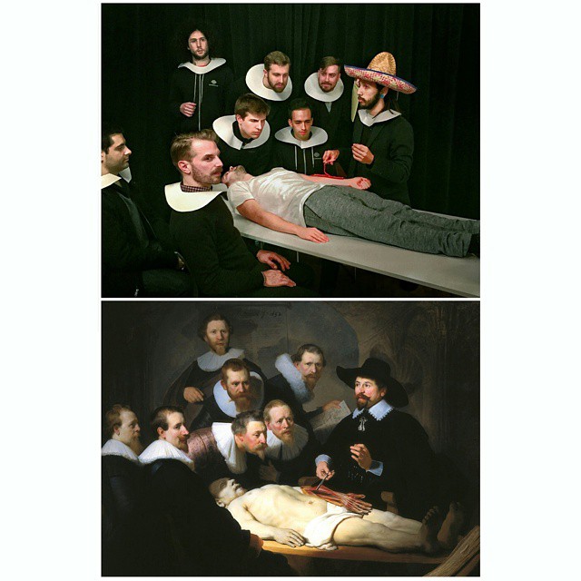 "The Anatomy Lesson of Dr. Nicolaes Tulp" by Rembrandt, c.1632