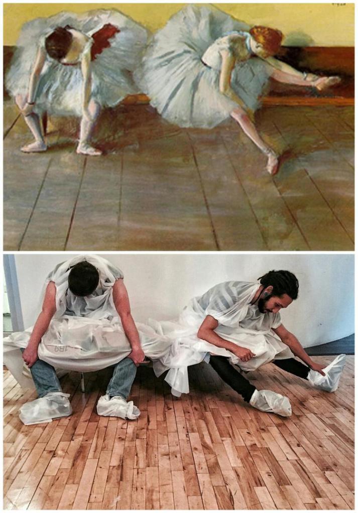 "Two Ballet Dancers" by Edgar DegasI think this one is my favorite