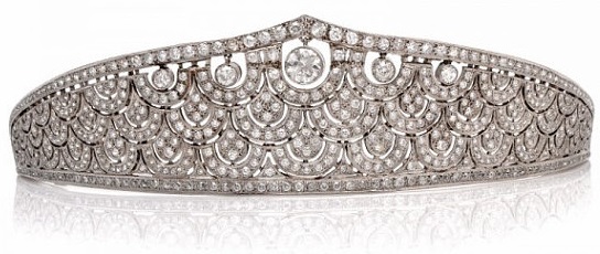 I could definitely make room in my jewelry box for this 21 carat diamond tiara! Sold by DoverJewelry
