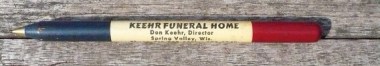 A pen from a funeral home? Really? Who saves this crap? Sold by AusableRiverTrader