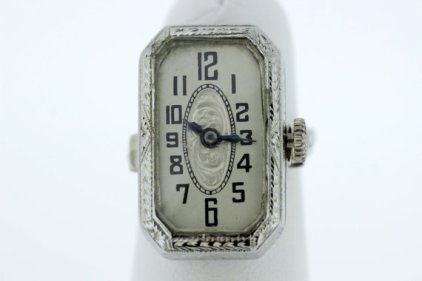I'm a sucker for anything Edwardian. Stunning white gold Ebel watch ring. Sold by TimeKeepersInClayton