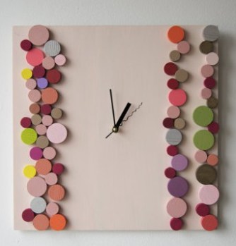 On the other hand, I find this "Deco Candy Bubbles" clock by DecoBoxRo to be thoroughly adorable