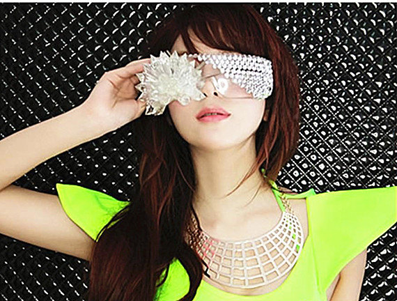 Ice Rhinestone Glasses
