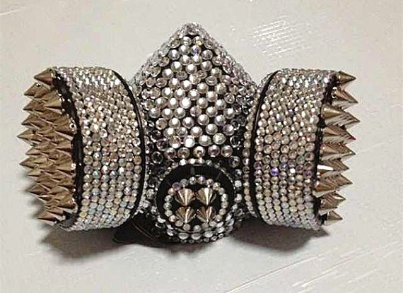 Crystal Rivet Mask
