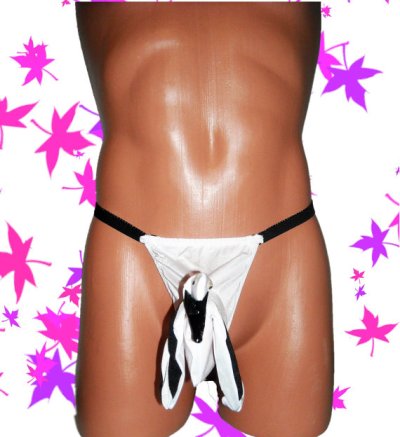 Okay, maybe just one more from RiddleDress. This one is called "Male Erotic Thong G-String Duck." I am assuming 'duck' is a typo