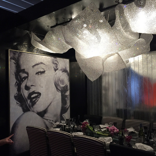 DIFFA Dining by Design 2015 entry sponsored by Manhattan Magazine & Fendi Casa, designed by Noelia Ibanez whose paintings I saw in the exhibit hall and absolutely loved