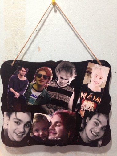 Know who this is? Me neither. I had to look it up. It's Michael from 5 Seconds of Summer. I may have had one of these of David Cassidy when I was a kid, but I at least had the decency to throw it out when I was over him. By FangirlCollages