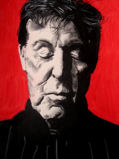 I’m guessing this is a reference to the original “Paul is dead” hoax. On the bright side, he looks nothing like Angela Landsbury in this picture. By the nonetheless very talented HollywoodInCharcoal