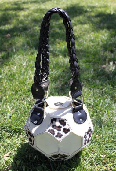 Why in the world would anyone want an animal-print soccer ball purse? By RandallVonEbersole