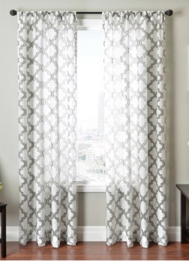 Thanks to my allergies (and the low height of my ceilings), I usually cover my windows with blinds rather than softer coverings like curtains. These, however, are an absolute knockout! Sold by Overstock