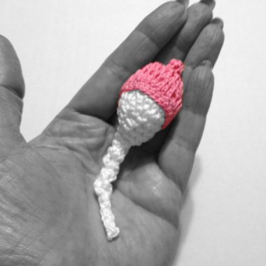 Baby girl sperm pregnancy announcement. I kid you not. (Did you see what I did there?) By CrochetFun2010