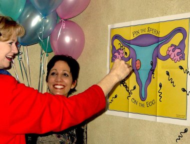 One of the millions of reasons I (usually) hate baby showers is the games. Here's a prime example of why. By PinTheSpermOnTheEgg