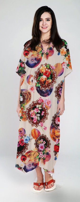 Maternity cocktail dress. Not only can't you drink, now you have to dress up as your great-grandmother's sofa? By ForBride