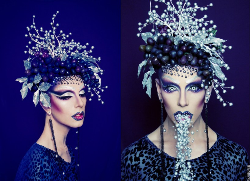 Ryan Burke drag makeup fashion photography
