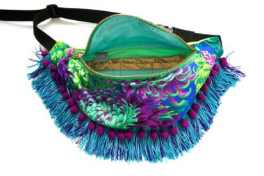 I think this fringed floral fanny pack (with pom-poms!) qualifies as elder abuse. By BeksiesBoutique