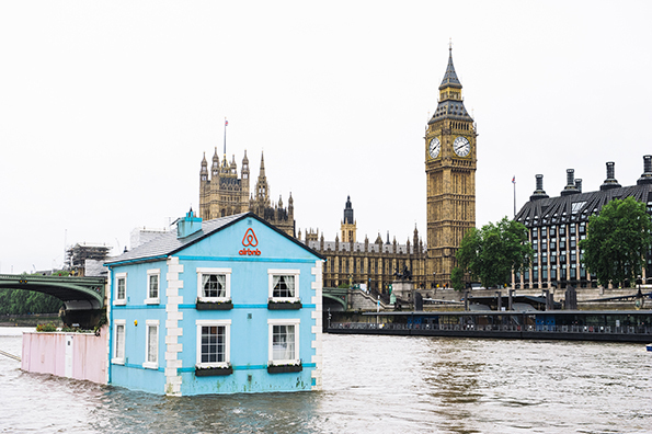 Steve and Nick Tidball's Floating House. Photo: Mikael Buck