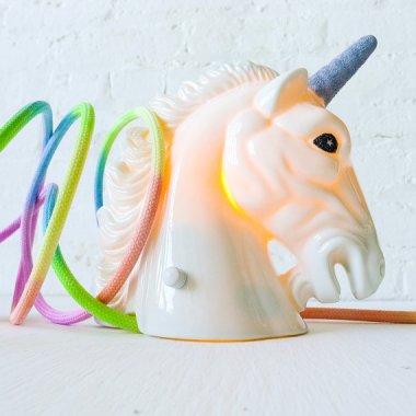 Very cute unicorn nightlight with rainbow cord. HOWEVER, it's $1,700. Why? By EarthSeaWarrior