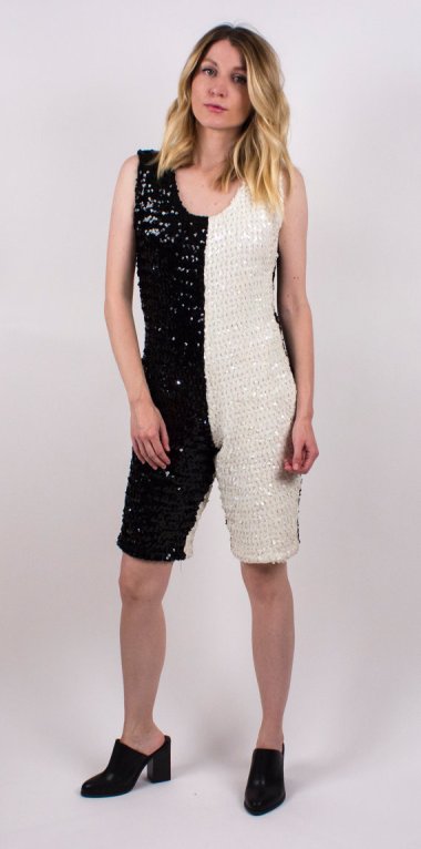 Looks like somebody lost a bet. Vintage unitard [resisting obvious joke], sold by VonVixenVintage