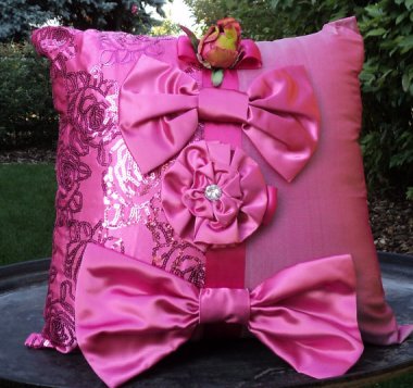 Next up on Pinterest, learn how to turn your ugly bridesmaids dresses into ugly pillows! By AnEmporium