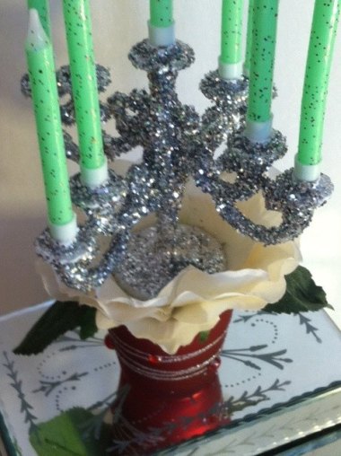 And to go with your bedazzled bed is this unfortunate glitter situation. By the optimistically-named DecoratingWithStyle