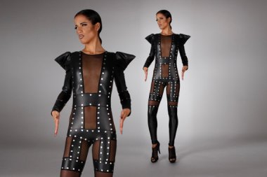 Really in love with fake leather? More money than taste? Secretly plotting to become a super-villain? Has LenaQuistDesign got the getup for you!