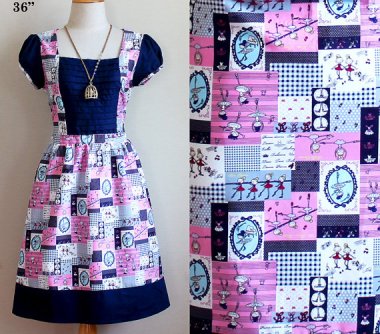 The perfect bridesmaid's dress if 1. your bridesmaid is 6 and 2. your wedding is taking place in the fifties. By SnowOutlet