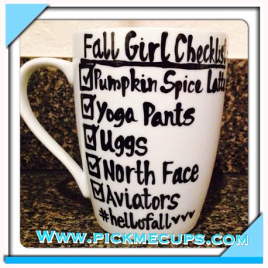 Basic bitches Fall checklist. By PickMeCups